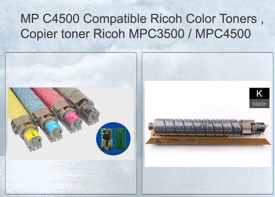 คาร์ทริจทอนเนอร์พิมพ์สีดํา MP C4500 884930 สําหรับ Ricoh Aficio C4540 / LD445c