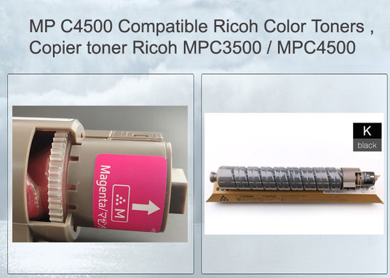 คาร์ทริจทอนเนอร์พิมพ์สีดํา MP C4500 884930 สําหรับ Ricoh Aficio C4540 / LD445c
